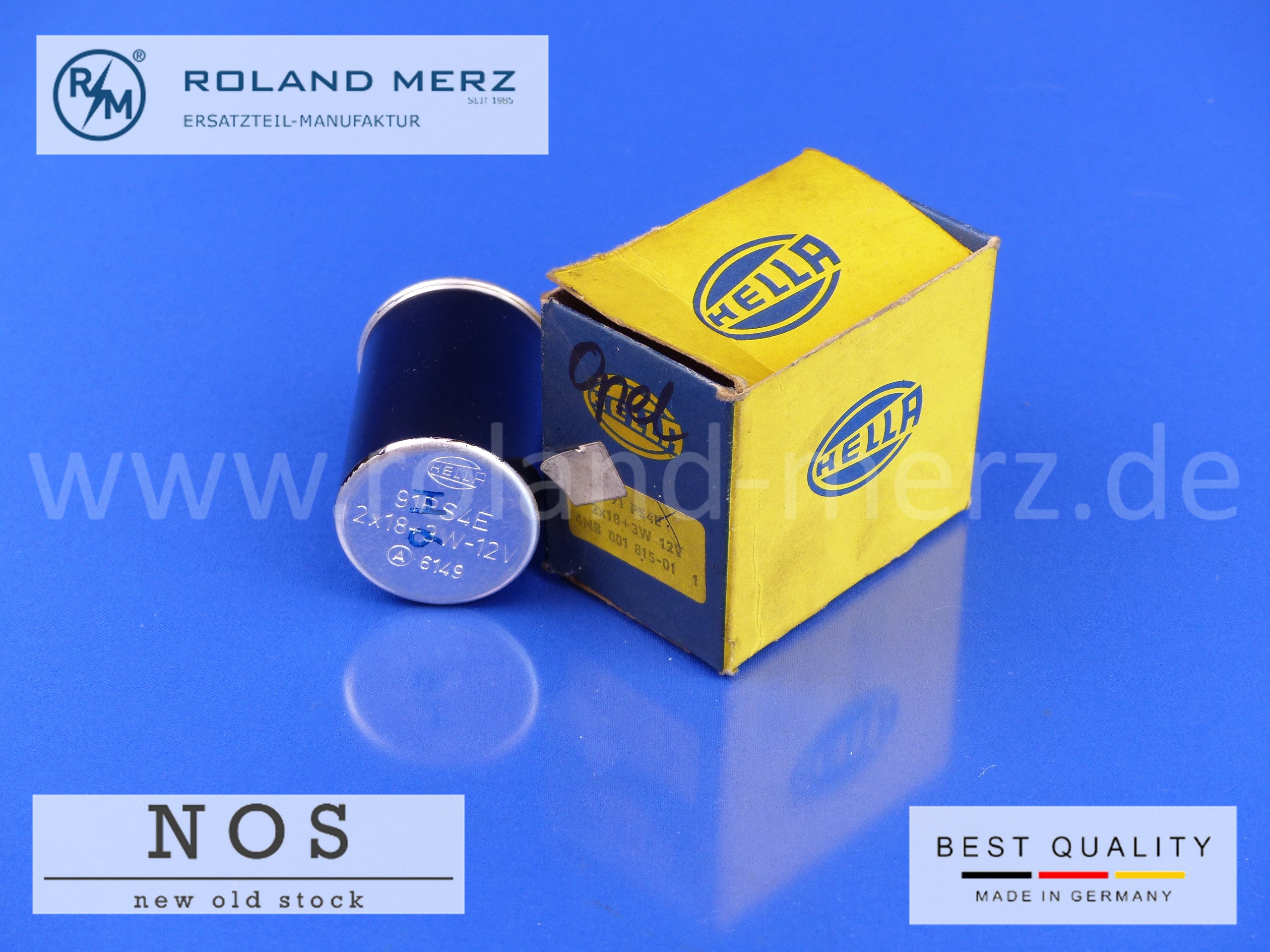 91 PS4E Blinkgeber Hella 12V 2x18+3W Opel Rekord B C