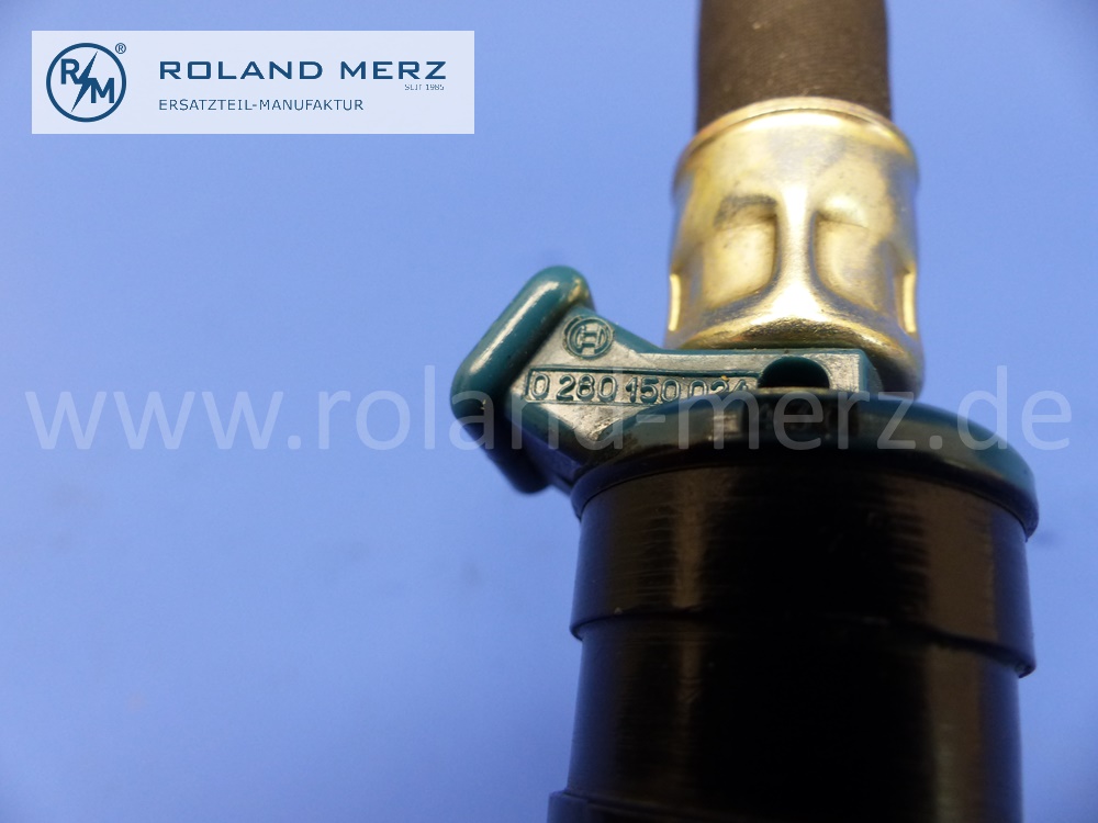 0280150024 injection valve, injector gasoline, Bosch, BMW E3, E9, Mercedes W116, R107, C107, Volvo B20, B30, Opel 28E, D-Jetronic, L-Jetronic, original Bosch spare part, NOS