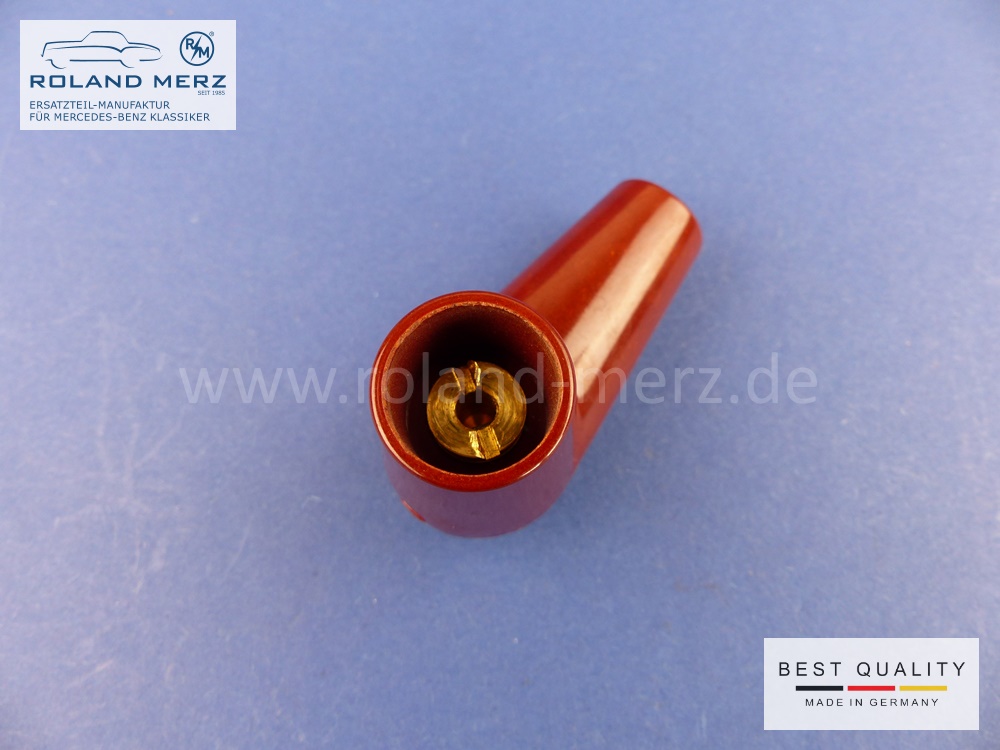 P1100202 Kerzenstecker 22 071/1 Winkel aus Bakelit für Ø7mm Zündkabel M4 (1kΩ entstört)