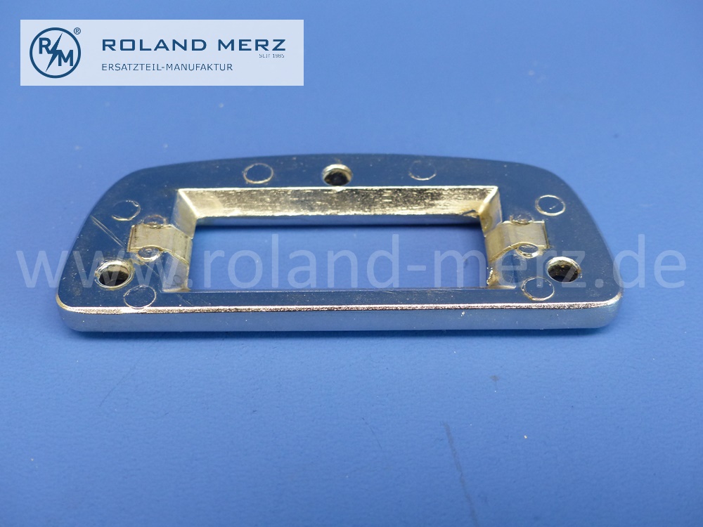 1108110711 Platte, Grundplatte, matt, verchromt für Innenspiegel, Mercedes W100, W108, W109, W110, W111, W112, W114, W115 , original Mercedes Neuteil, NOS