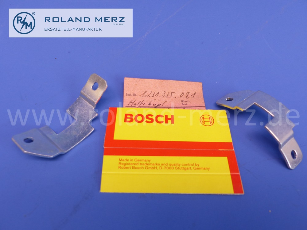 1231335081 Haltebügel für Zündverteiler, Original Bosch Neuteil, NOS
