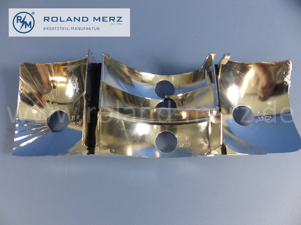 1158260181 Reflektor Rücklicht links, ältere Version, Mercedes W114, W115, Strich 8, Original Mercedes Neuteil, NOS 