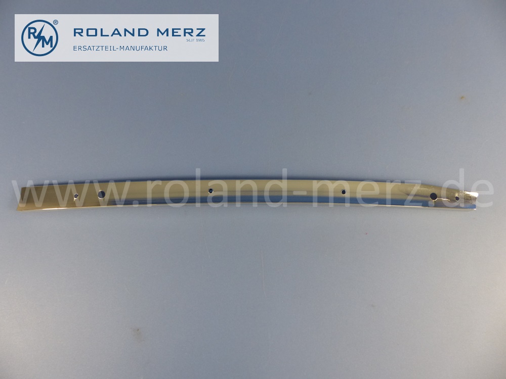 1137251065 Schiene, Abdichtschiene, rechts, Verdecksäule Softtop, Länge 460mm, Mercedes W113, Pagode, MB 230SL, 250SL, 280SL, Original Mercedes Neuteil, NOS