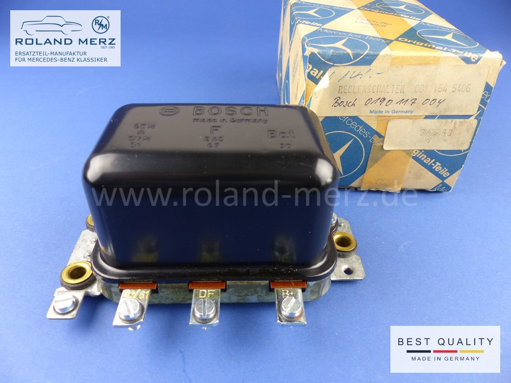 P1100017 Bosch Regler 0 190 117 004 (UE 28 V 19 A) für Unimog S 404 und LKW L 328