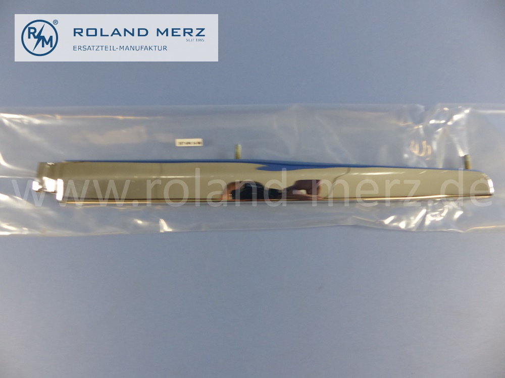 1076901480 Zierstab, Zierblende, rechts, Heckklappe, Heckdeckel, R107, C107, SL, SLC, original Mercedes Neuteil, NOS