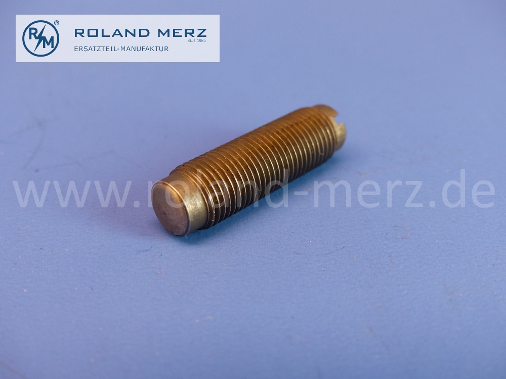 1800550471 adjusting bolt, rocker arm exhaust valve, Mercedes M105, M120, M121, M127, M180, M187, Ponton, 190SL, 220S, 220SE, original Mercedes spare part, NOS