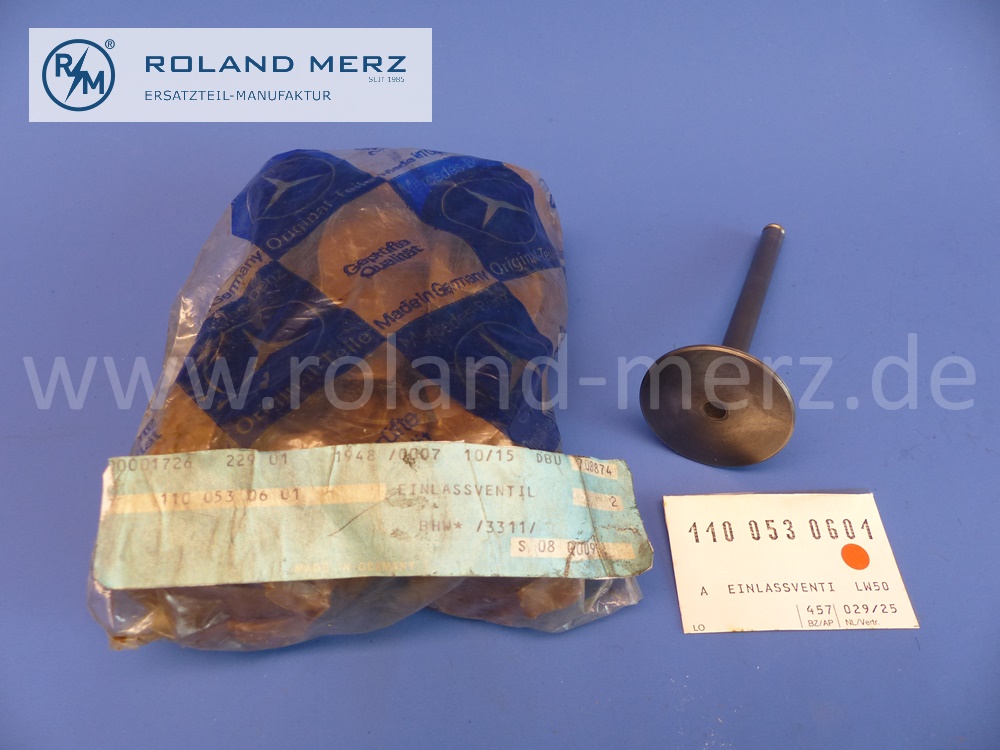 1100530601 Einlassventil für Mercedes M110, Original Mercedes Neuteil, NOS 