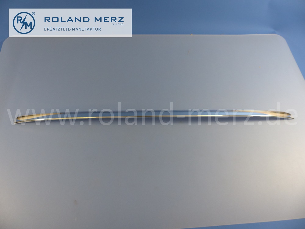 1076980381 Zierstab, Zierleiste, Hardtop, links, Mercedes R107 Roadster SL, Länge 975 mm, Original Mercedes Neuteil, NOS
