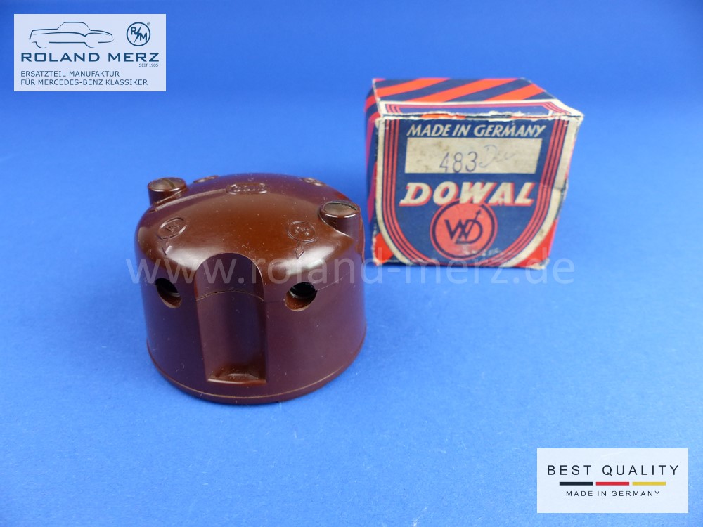 Zündverteilerkappe D-483 aus Bakelit für Citroen, Peugeot,Renault, Simca Zündverteilerkappe aus Bakelit für Citroen C-4,7/9/11 Ta ab 1948