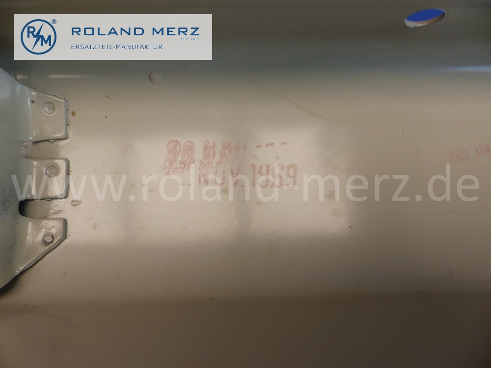 1128800171 Stoßfänger Unterteil hinten links Mercedes W111, W112, 220B, 220SB, 220SEB, 300SE, Original MB-Neuteil NOS 