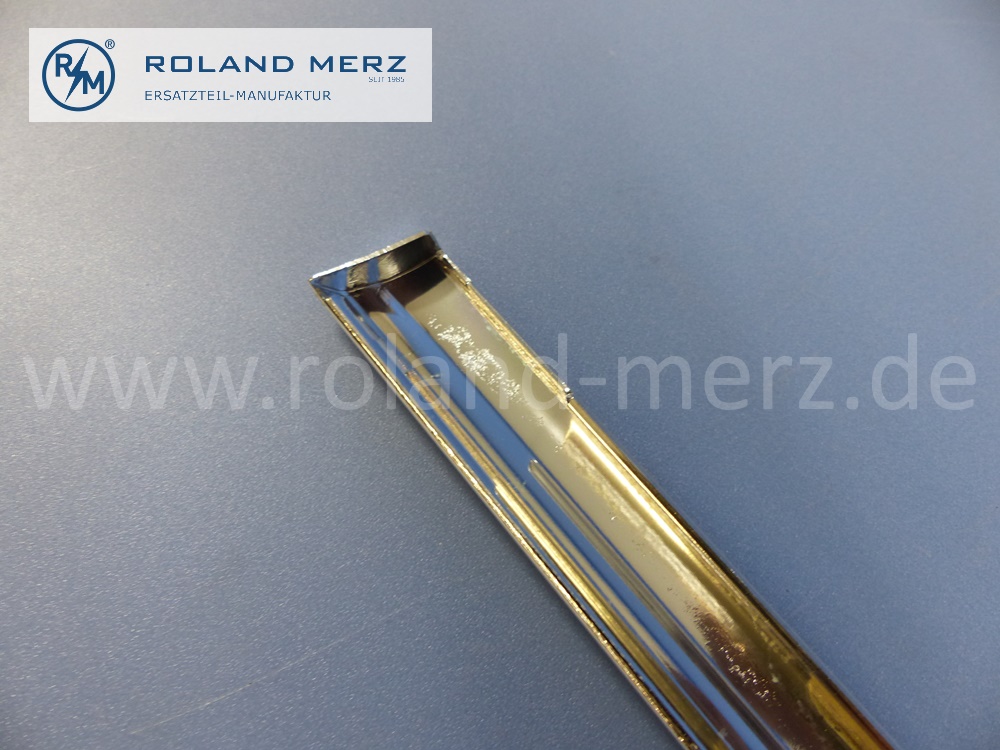 1236985480 Zierstab, Zierleiste, links, Oberkante Hinterkotflügel, Mercedes S123, T-Modell, Länge 940 mm, Original Mercedes Neuteil, NOS