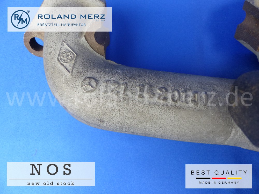 1211401311 Abgaskrümmer, Auspuffkrümmer mit Heizklappe, Mercedes 121 140 13 11 für M121, 180a, 180b , 180c 190, 190b, original MB Neuteil, NOS 1211401311 Abgaskrümmer, Auspuffkrümmer mit Heizklappe, Mercedes 121 140 13 11 für M121, 180a, 180b , 180c 190, 190b, original MB Neuteil, NOS