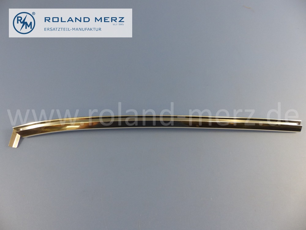 1076701816 Zierstab, Zierleiste, Zierrahmen Hardtop, Heckscheibe, rechts, Mercedes R107 Roadster SL, Länge 540 mm, Original Mercedes Neuteil, NOS