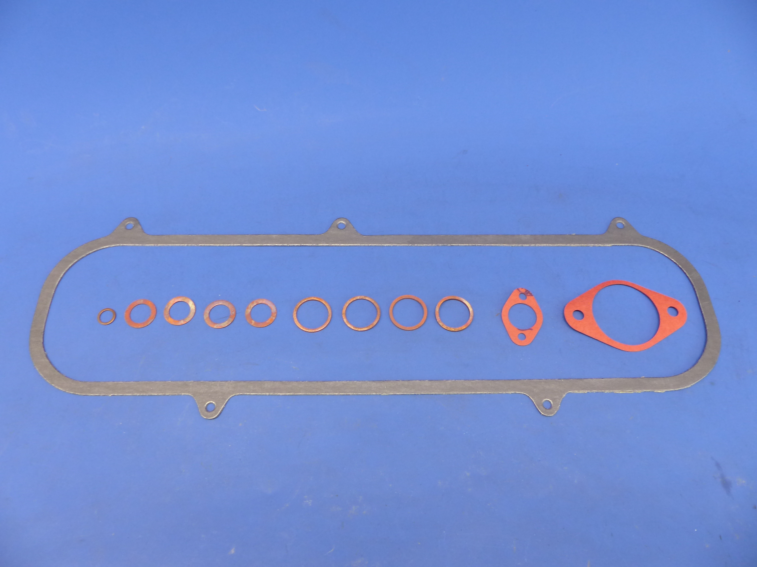 0-17255-21 Dichtungssatz, Dichtsatz Motor, Hanomag, L28, R25C, R25D, D28L, D28S, 1950, original Elring Neuteil, NOS 