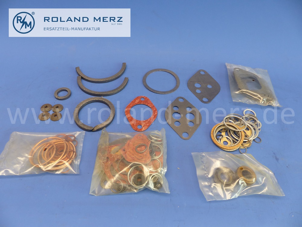 79S6000 Dichtungssatz Motor, Vollsatz, Vorkrieg, Mercedes L3000, O2600, Motor OM65, 1936 / 1939, Original Elring Neuteil, NOS 