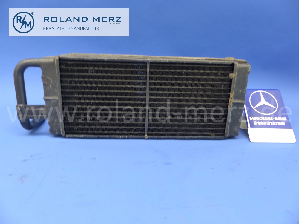 0018353001 Heizungswärmetauscher, Wärmetauscher Heizung, Mercedes W114, W115, Strich 8, Original Mercedes Neuteil, - geprüft, Lagerspuren -