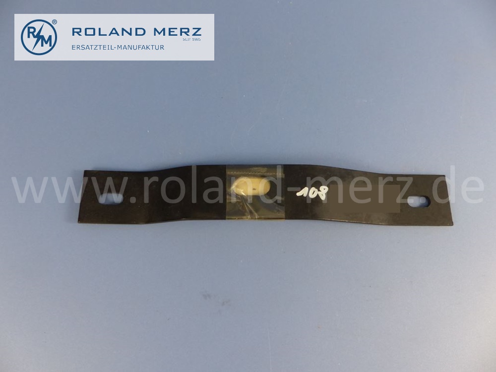 1088850440 Halter innen links, Stoßfänger vorne, Mercedes W108, W109, Original Mercedes Neuteil, NOS 