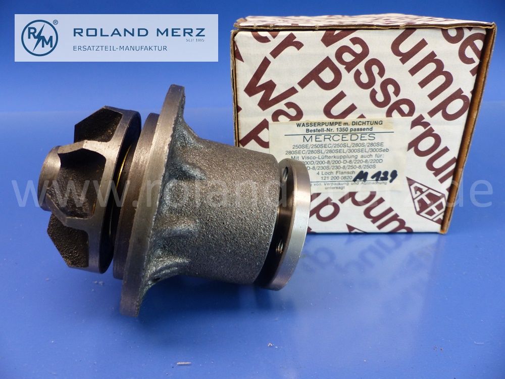 1212000820 Wasserpumpe Lagergehäuse, 4-Loch Flansch, Mercedes Motor M127, Original Mercedes Neuteil, NOS