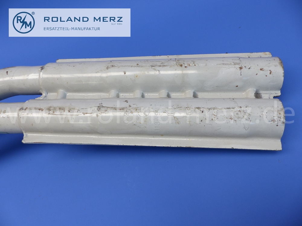 1134900219 Auspuffleitung vorne, Mercedes W113, Pagode, 230SL bis FG 01364, LHD, schwere Ausführung 5,2 kg, original Mercedes Neuteil, NOS 