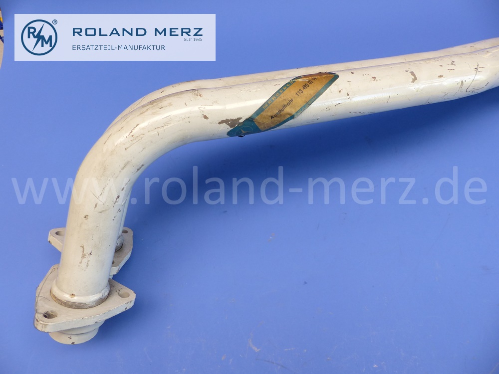 1134900219 Auspuffleitung vorne, Mercedes W113, Pagode, 230SL bis FG 01364, LHD, schwere Ausführung 5,2 kg, original Mercedes Neuteil, NOS 