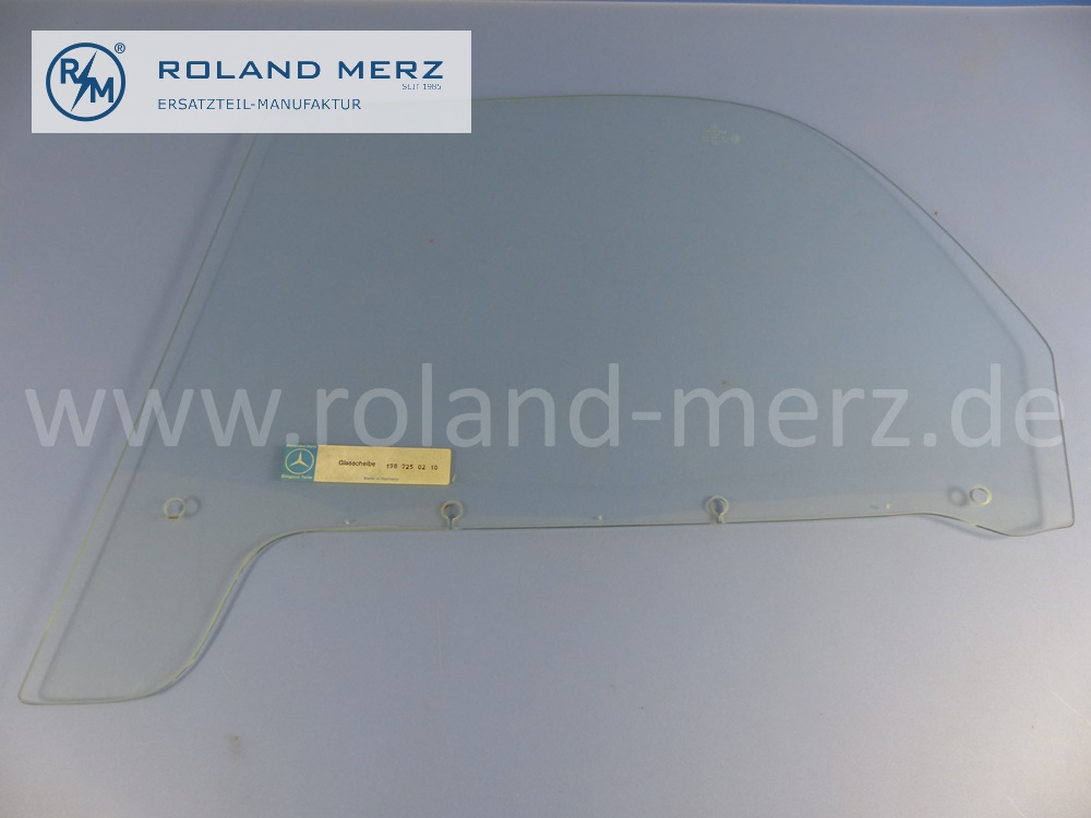 421987250210 1987250210 Glasscheibe, Seitenscheibe Fahrertür, Scheibe, rechts, Mercedes W198, 300SL, Roadster, Original Mercedes Neuteil, NOS