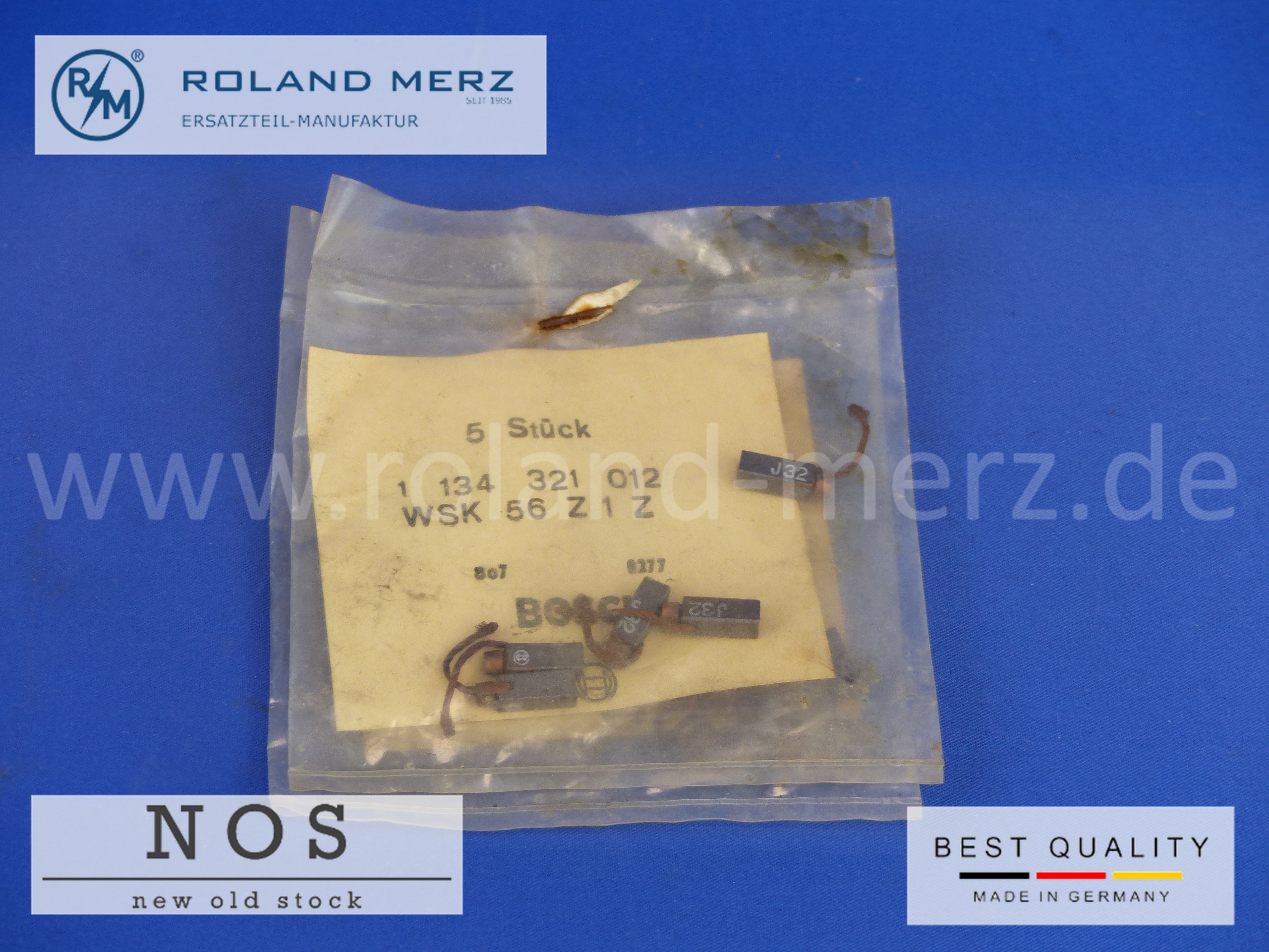 1134321012 Kohlebürstensatz Bosch Mercedes W120 W121 OM621 OM636