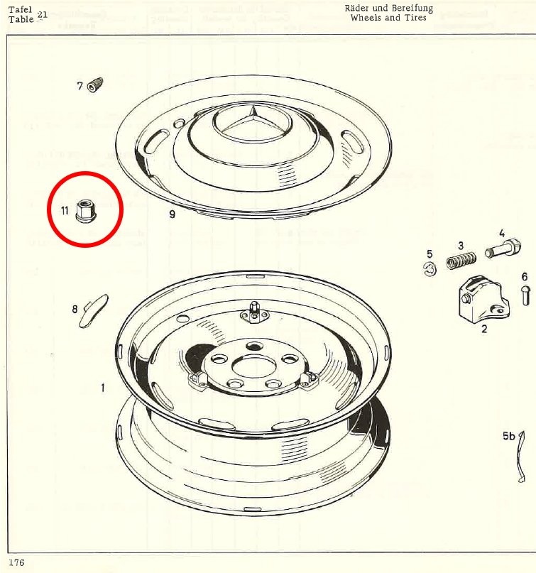 Radmuttern (Kugelbundmutter) MB-Vergl. Nr. 120 990 01 59 in verstärkter Ausführung SW 19mm Radmuttern (Kugelbundmutter) MB-Vergl. Nr. 120 990 00 59 in verstärkter Ausführung SW 17mm