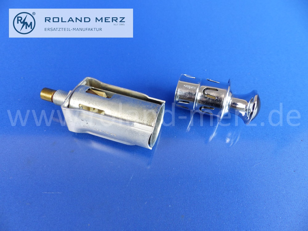 0008250853 Zigarettenanzünder, Zigarrenanzünder vollständig, 6 Volt, Mercedes W120, 170S-D, 170S-V, 180, Original MB-Neuteil NOS
