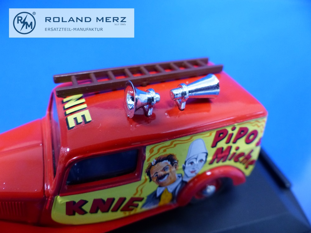 150299-07 Mercedes-Benz 170V Kastenwagen Zirkus Knie 1959 - 150299 Vitesse 1:43 Modell
