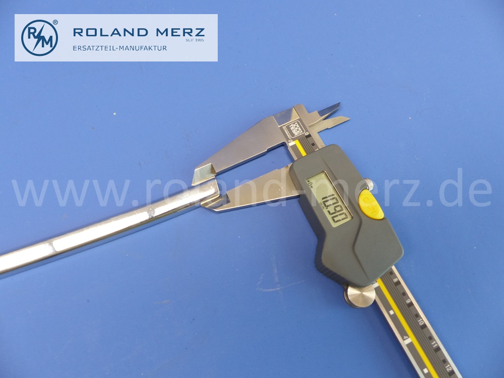 101808800795 1808800795 Zierstab auf Hinterkotflügel links, Mercedes Ponton 220S, 220 SE, Länge 950mm, Original MB-Neuteil, NOS