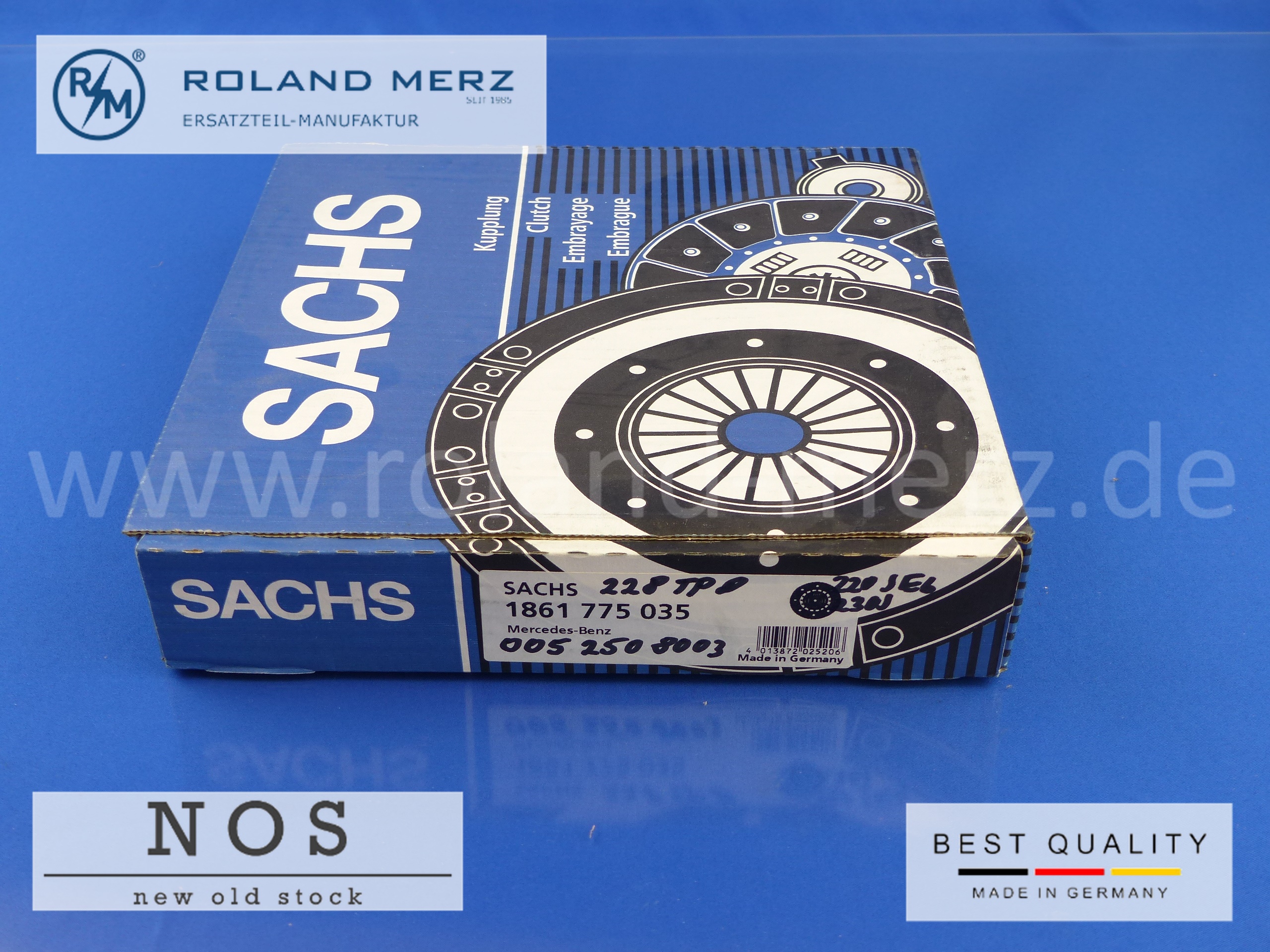 P1160050 Kupplungsscheibe Sachs, Mercedes 123/111/108/114/107/601
