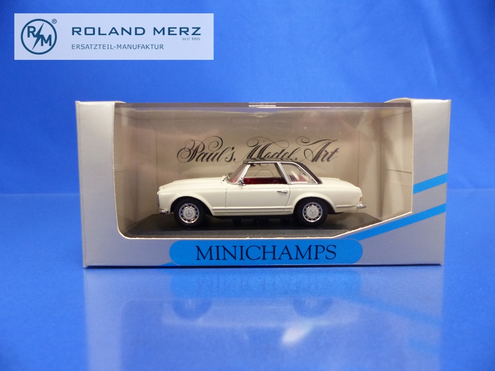 032251-01 Mercedes-Benz 280 SL Pagode weiss/schwarz - Minichamps PMA 1:43