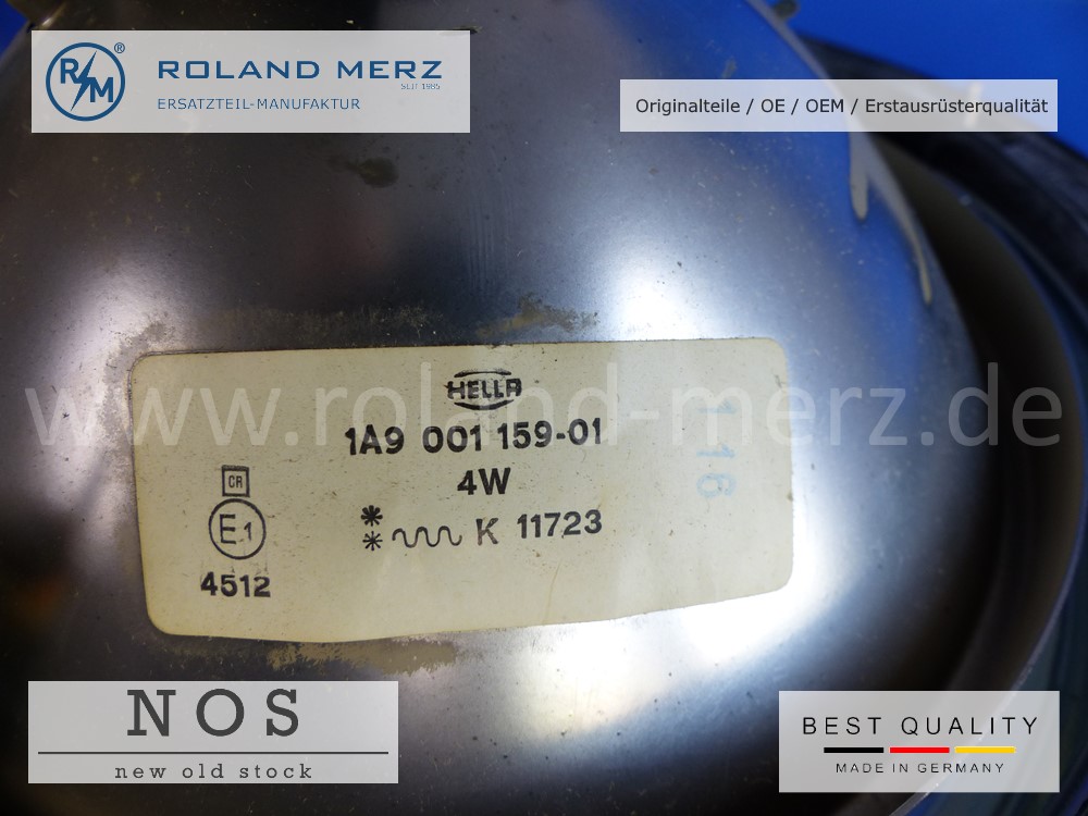 P1140528 Hellla Einbauscheinwerfer kompl. 110 820 15 61 für Mercedes 190c – 230