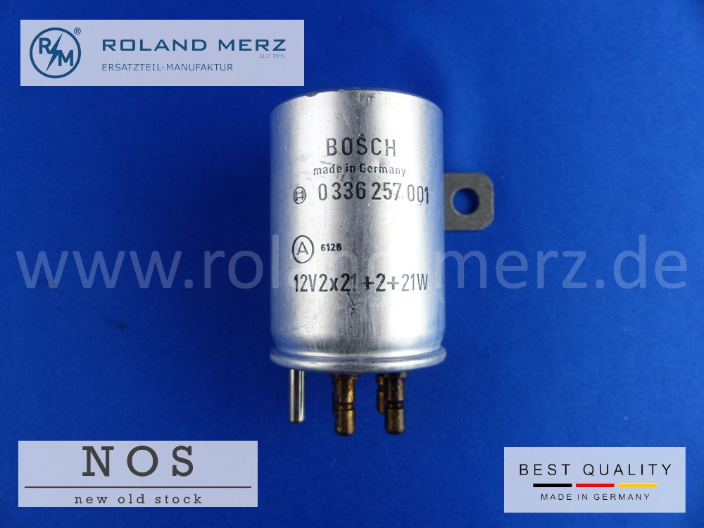 Blinkrelais Bosch 0336257001, 12V Mercedes Benz W115