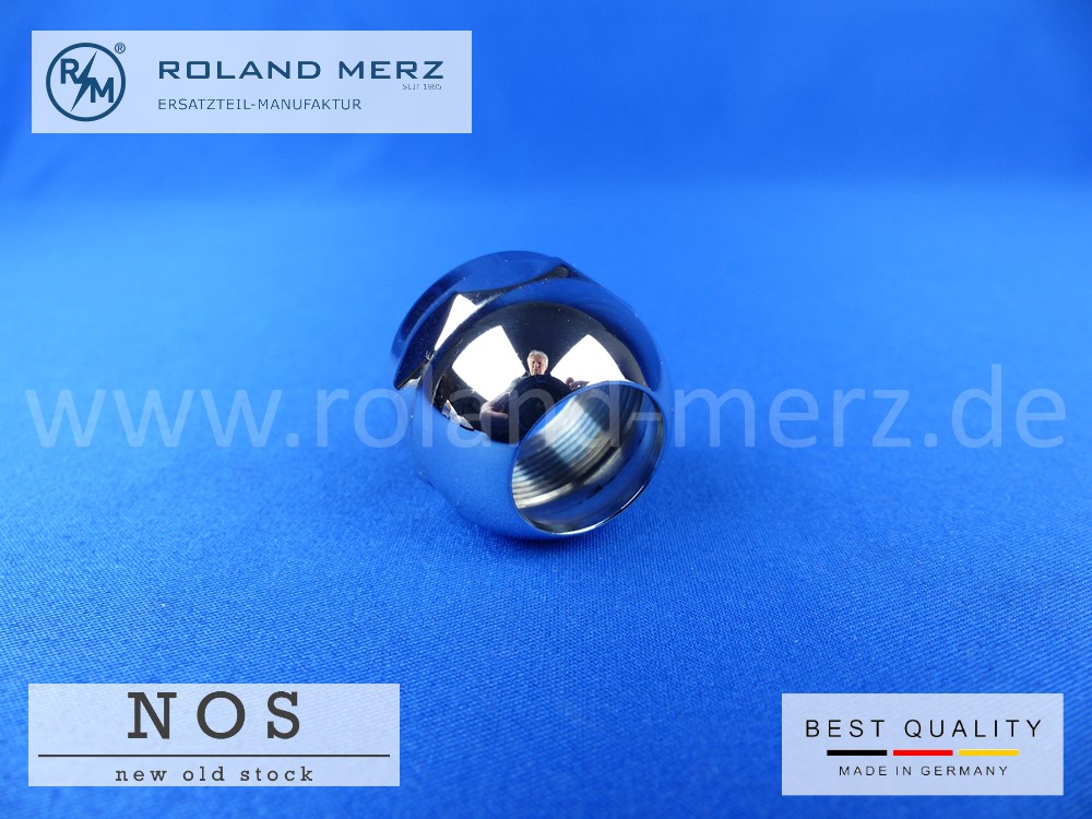 P1130511 Verschlußkappe für Schalthebel 180 268 00 57 verchromt für Mercedes Ponton 180a – 220SE