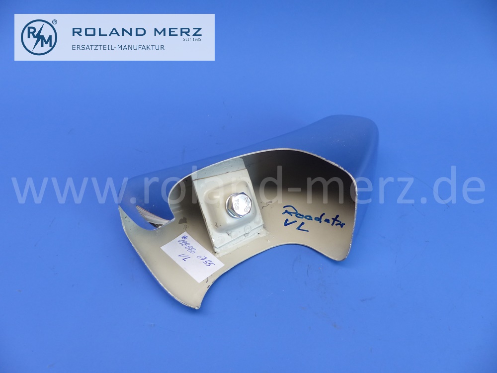 401988800755 1988800755 Horn Stossfänger vorne, links, Mercedes W121, W198, 190SL, 300SL, Original Mercedes Neuteil, NOS 