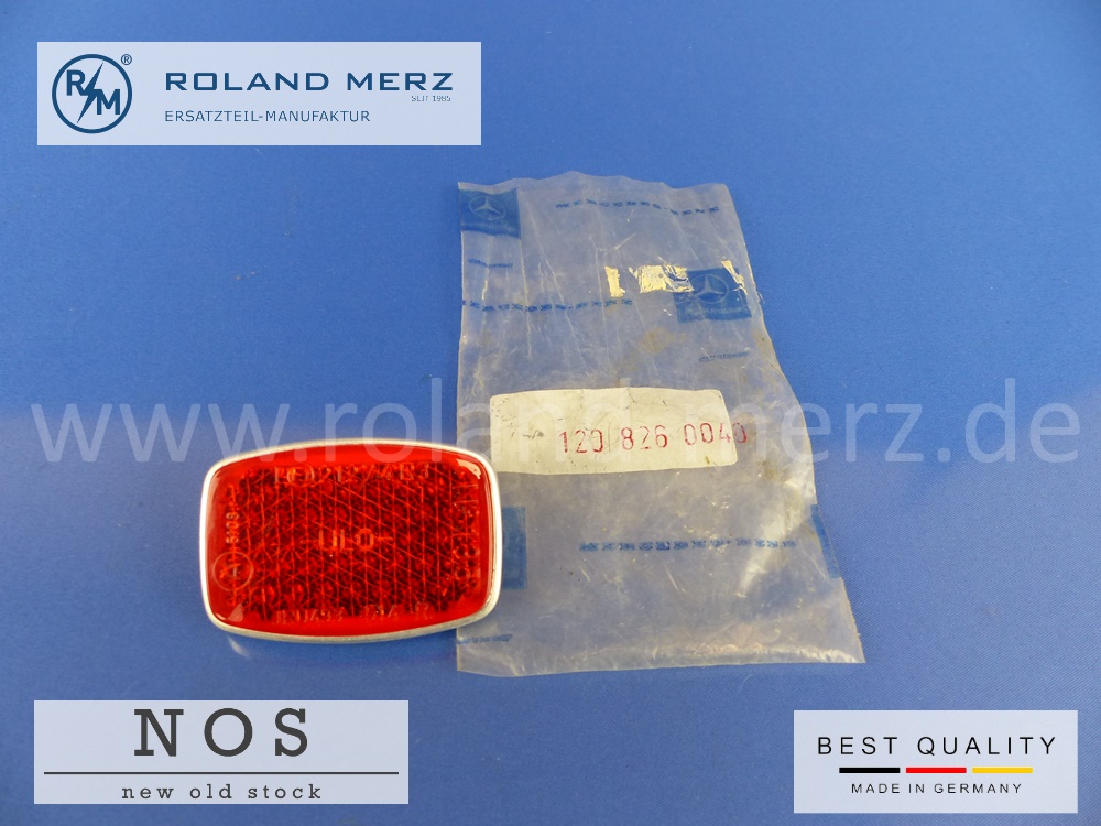 1208260040 Rückstrahler Mercedes W120 W121 W128 W180