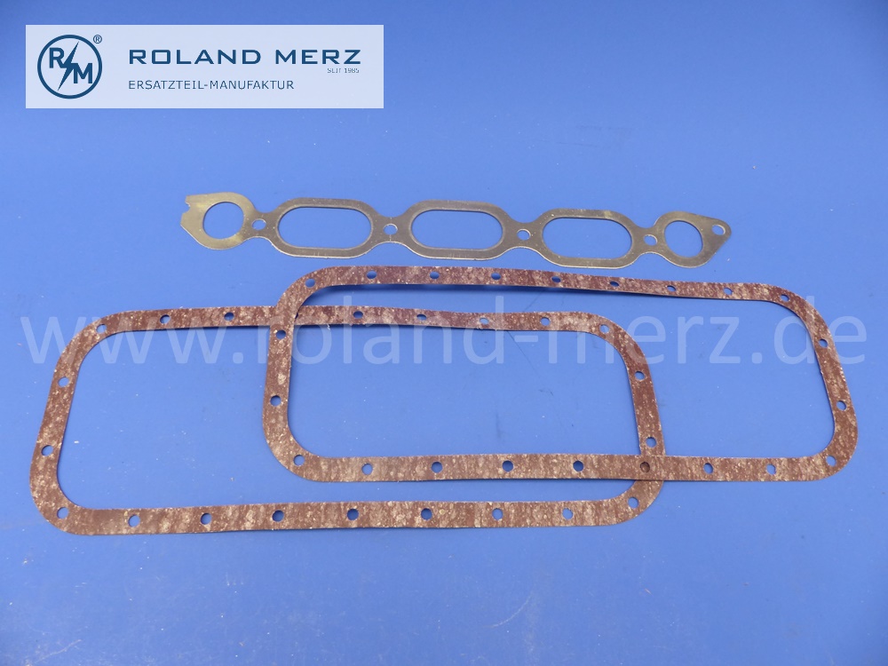 43S16800 Dichtungssatz Motor, Elring, umfangreich, Mercedes M121 B III ab 1958 für L319B und O319B, original Elring Neuteil, NOS 