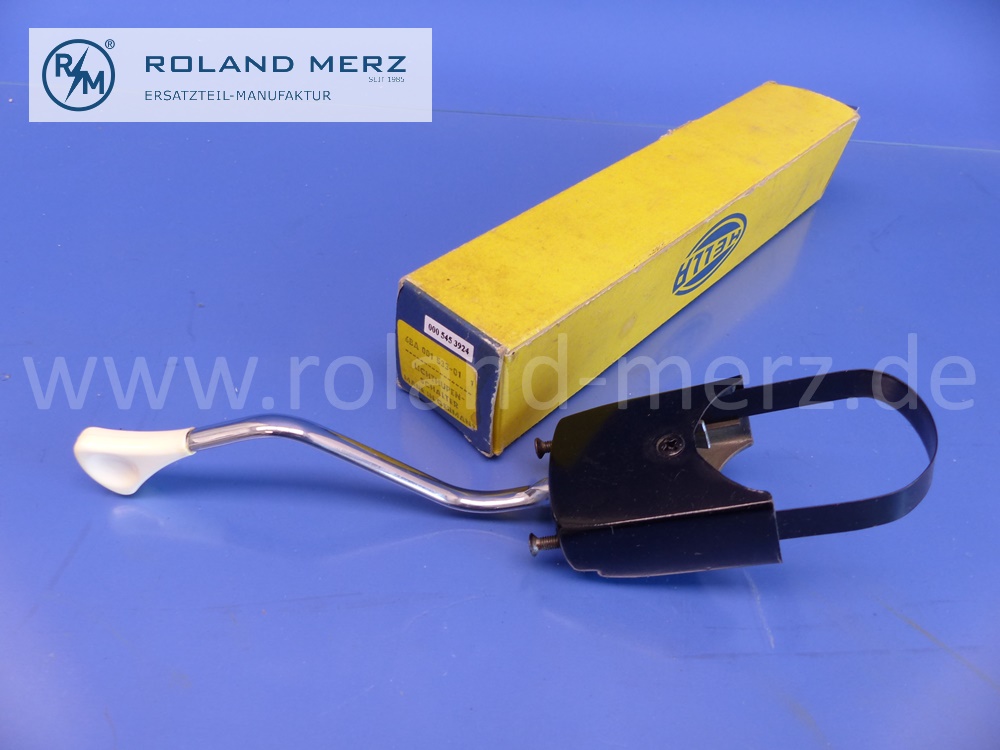 0005453924 Fernblinklichtschalter, Lichthupenschalter, Hebel gekröpft, elfenbeinfarben, Hella 6BA001533-01, Mercedes W105, W121, W180, Ponton, Original Mercedes Neuteil, NOS