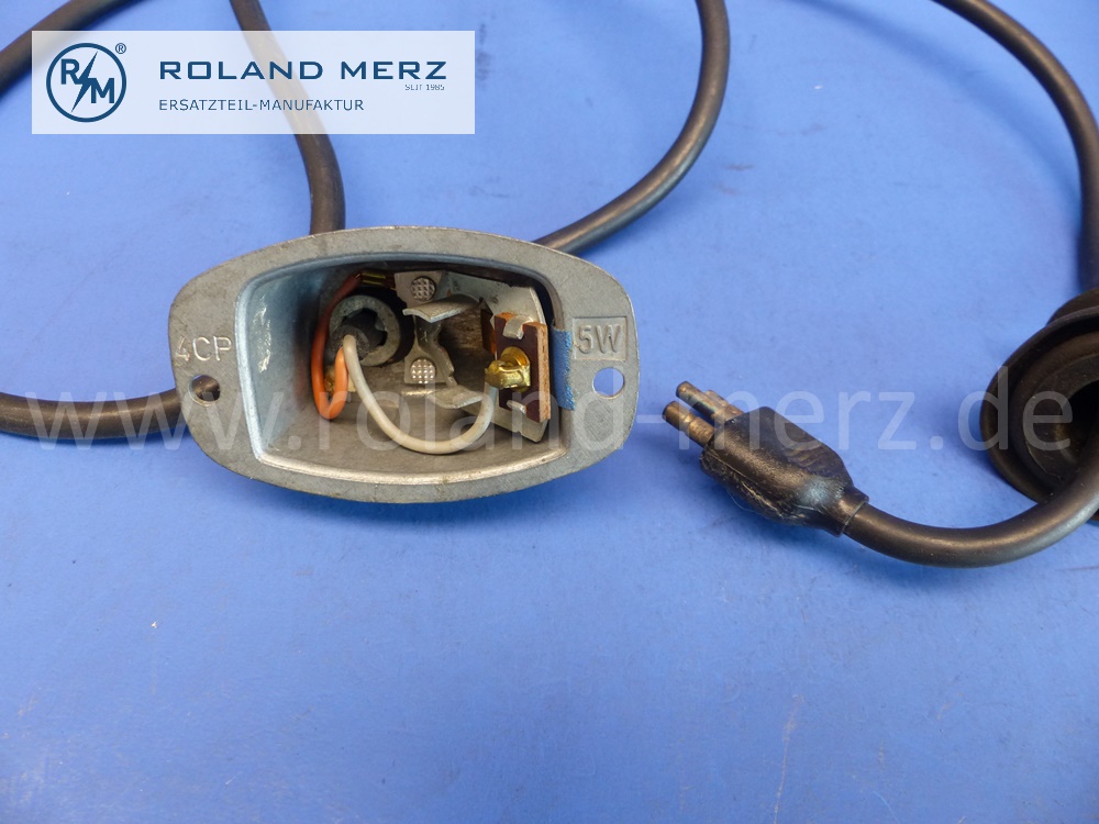 1108200062 Kennzeichenleuchte, ein Strang, ohne Blende, Mercedes W111, Original Mercedes Neuteil, NOS 