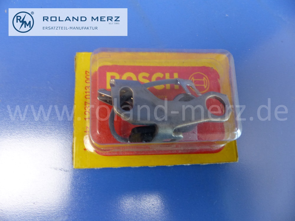 0001580790 Teilesatz Unterbrecher Kontakt, Kontaktsatz, Bosch 1237013007, Mercedes, VW, DAF, Fiat, Alfa Romeo, Lloyd, Original Bosch Neuteil, NOS