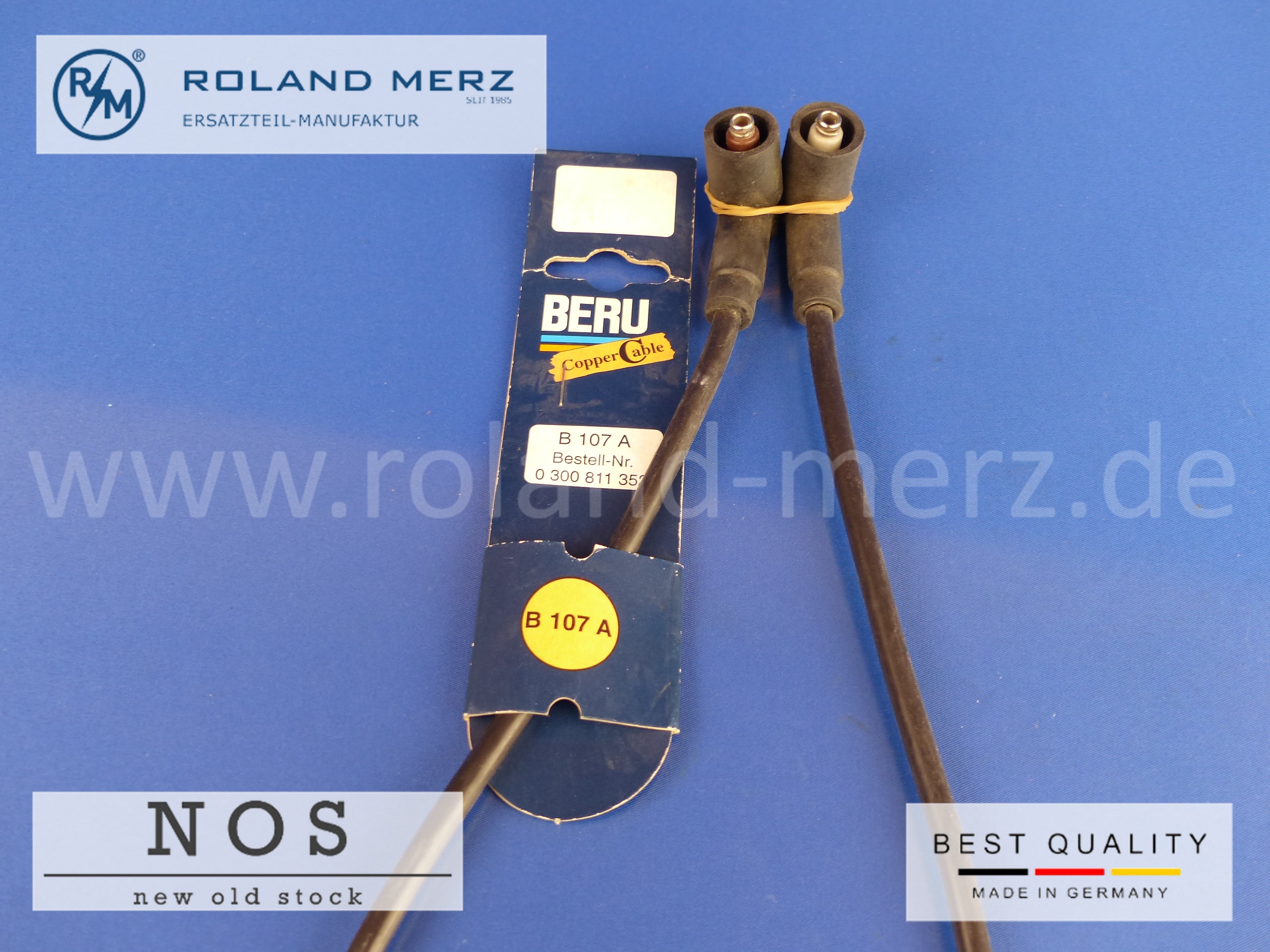 P1150983 Beru Copper Cable, B 107 A, BMW, Zündleitung