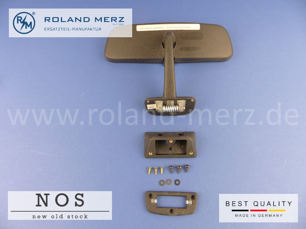 P1100326 Innenspiegel komplett mit Montagesatz für Mercedes G-Modell W 460 - 463/ Puch Versorgungsnummer 2540-12-322-0498