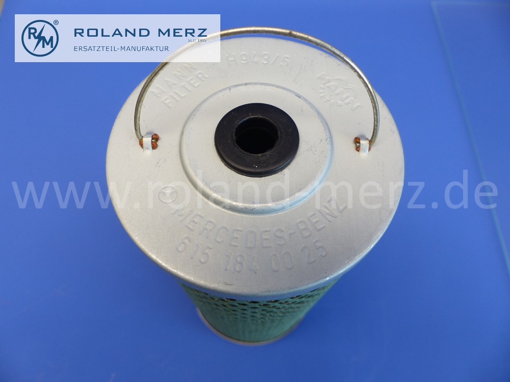 6161800210 oil filter, complete filter housing, Mercedes OM615, OM616, 240D, Mann 6740473153, original Mercedes spare-part, NOS