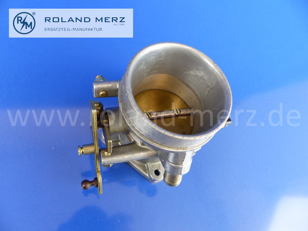 0001405553 throttle housing, complete with idle switch, Mercedes 230SL, M 127.981, 250SL, 250SE, alle M 129.980, 981, 982 Original MB spare part NOS