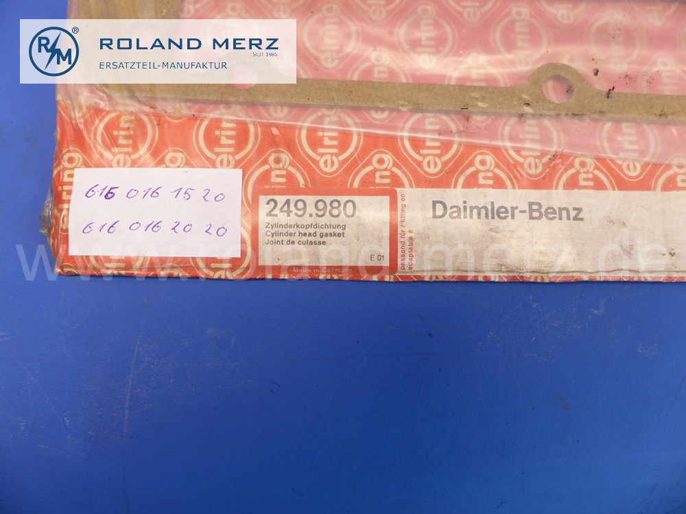 6160161520 cylinder head gasket, Mercedes OM616, Elring 249.980, original Mercedes spare-part, NOS