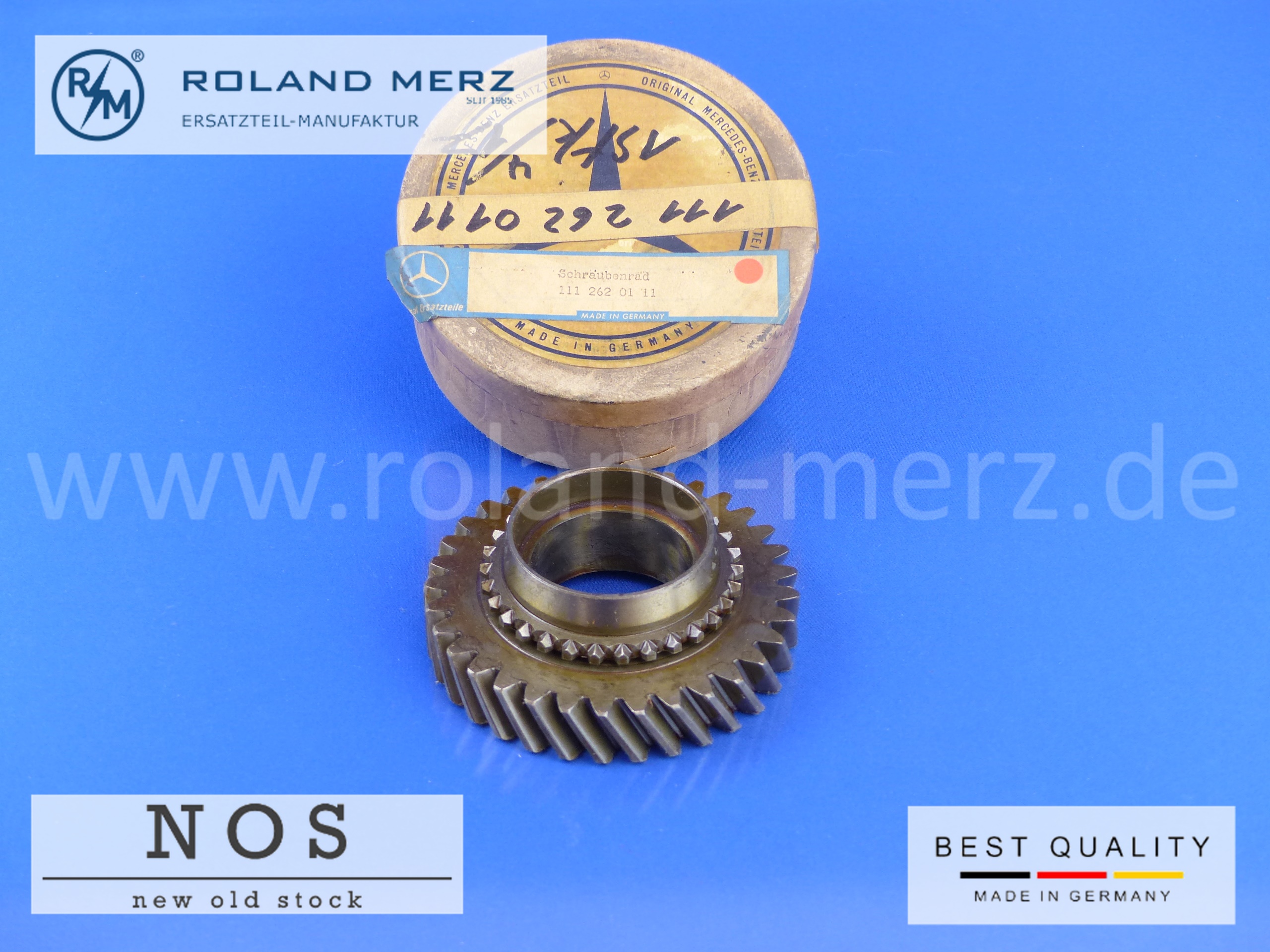 1112620111 Zahnrad, Schraubenrad 1. Gang, Mercedes W111, 220SE, 230SL, 220b 220SEb 220SEb/Cb. 220SEb/Cb., original MB Neuteil, NOS 1112620111 Zahnrad, Schraubenrad 1. Gang, Mercedes W111, 220SE, 230SL, 220b 220SEb 220SEb/Cb. 220SEb/Cb., original MB Neuteil, NOS