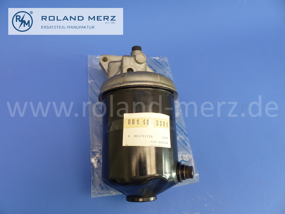 0011845201 Ölfilter Mercedes, alle Motoren OM 621, Ers. 0011841801, Original Mercedes Neuteil, NOS 