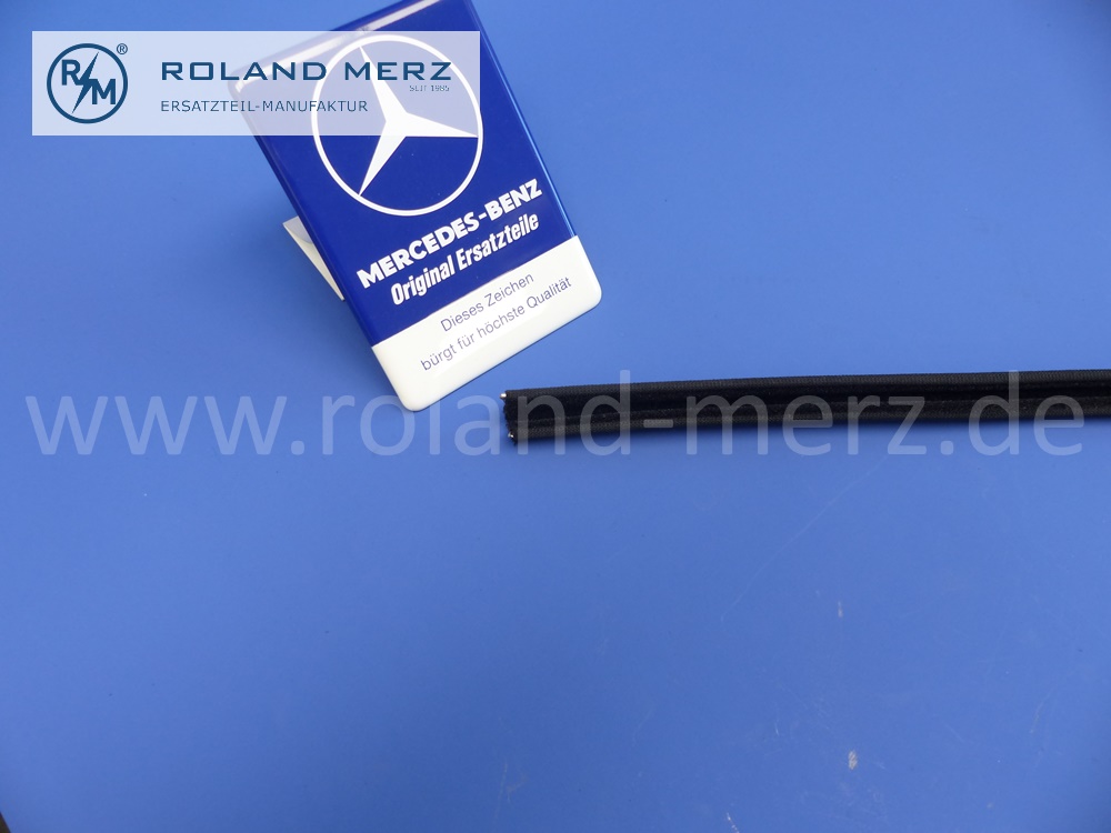 0009851830 sealing section, Mercedes W100, W105, W110, W111, W112, W120, W121, W128, W180, W188, W189, sold by the meter, original Mercedes spare-part, NOS