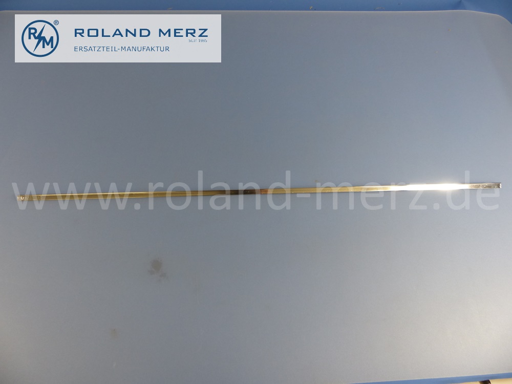 1137250382 Zierstab, Zierleiste, Türoberkante links, Mercedes W113, Pagode, 230SL, 250SL, 280SL, Länge 850mm, Original Mercedes Neuteil, NOS